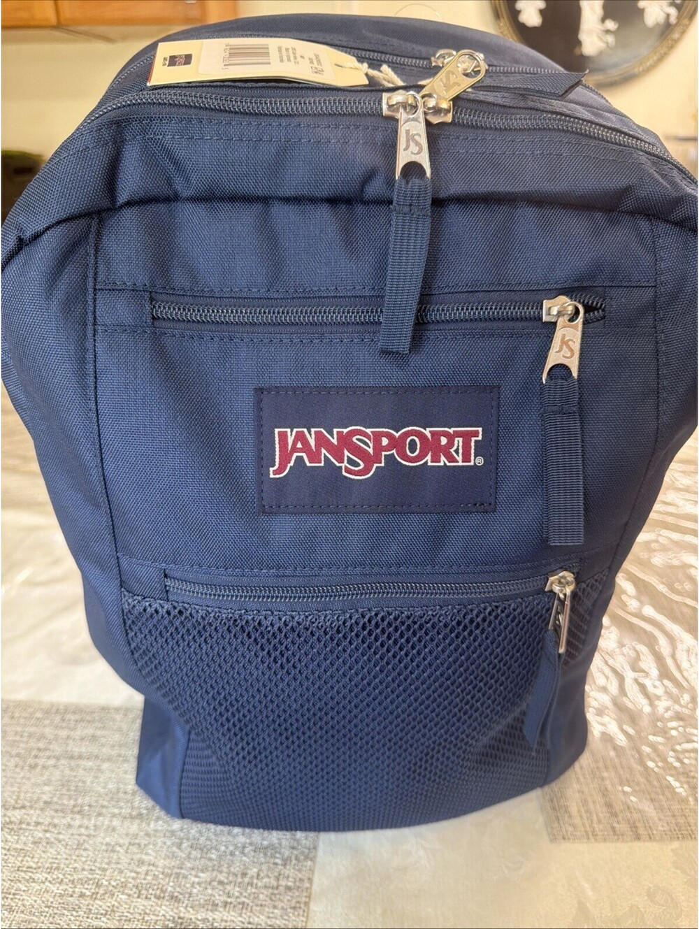 JanSport Essential Pack Backpack Navy 32L JSOA4QW5003 NWT